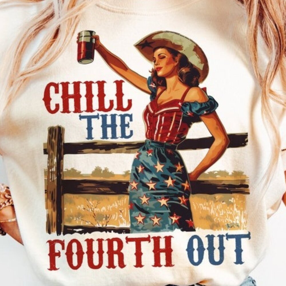 Chill the Fourth Out Shirt - Picture 2 of 3